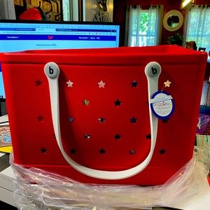 New Red White and Blue star Bogg bag